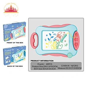 Popular Art Learning Double-sided Plastic Drawing Board Table For Kids SL12B187